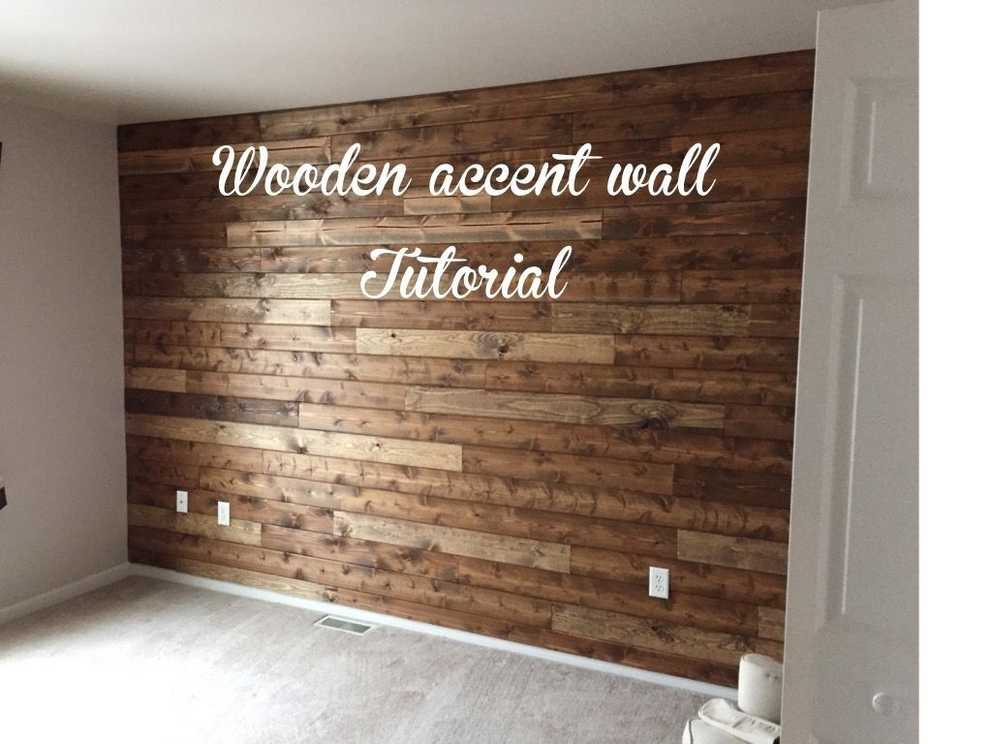 Wooden Accent Wall Tutorial | Diy | Pinterest | Tutorials, Walls With Most Current Wooden Wall Accents (Gallery 2 of 15)
