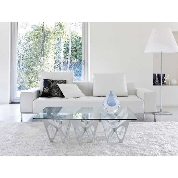 Butterfly Tempered Glass Coffee Table With Nickel Plated Frame Shop Online  On Ciatdesign Within Tempered Glass Top Coffee Tables (Gallery 11 of 20)