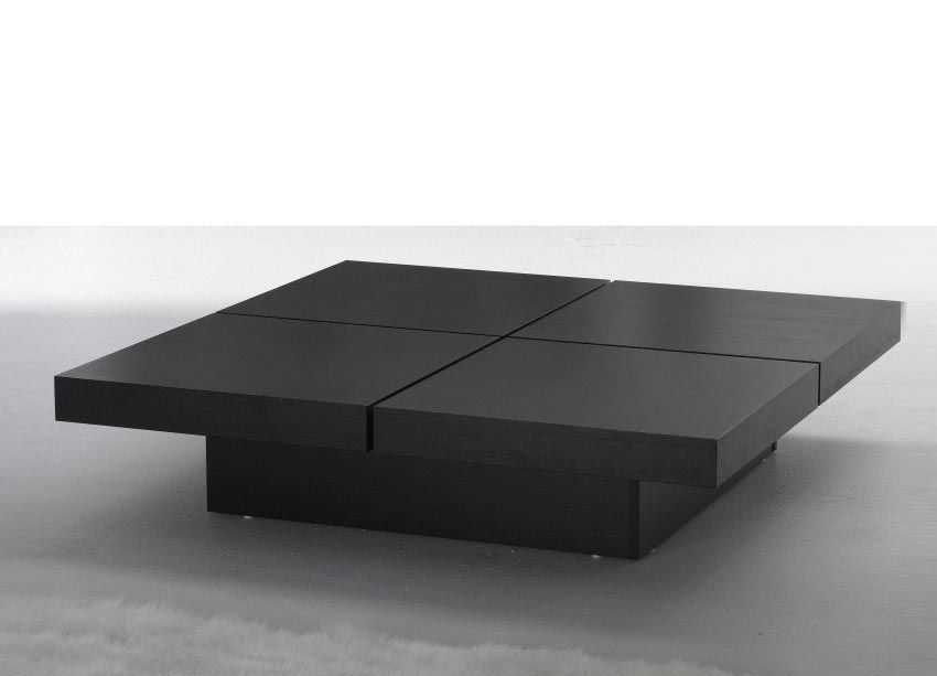 Large Black Coffee Table | Coffee Table Design Ideas | Modern Coffee Tables,  Black Coffee Tables, Black Square Coffee Table Throughout Black Square Coffee Tables (Gallery 13 of 20)