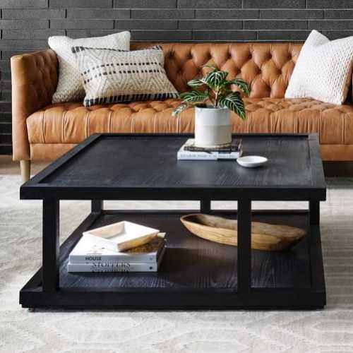 Black Square Coffee Tables (Photo 1 of 20)