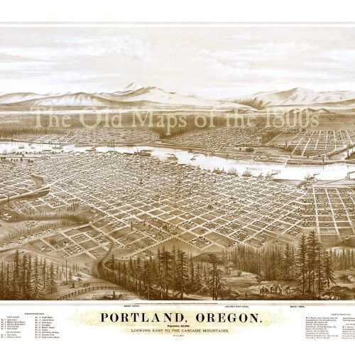 Portland Map Wall Art (Photo 2 of 20)