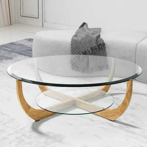 Tempered Glass Top Coffee Tables (Photo 8 of 20)
