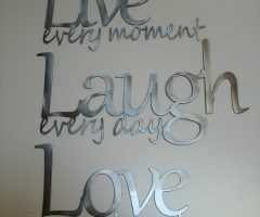 25 Best Collection of Live Love Laugh Metal Wall Art