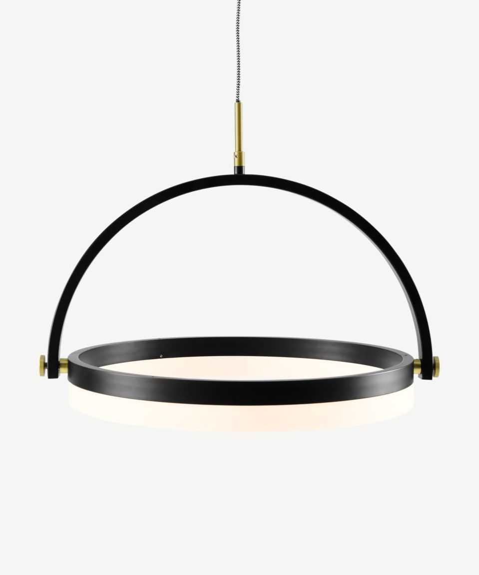 Featured Photo of Brass And Black Led Island Pendant