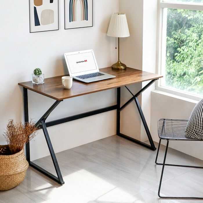 Featured Photo of Glass White Wood And Walnut Metal Office Desks