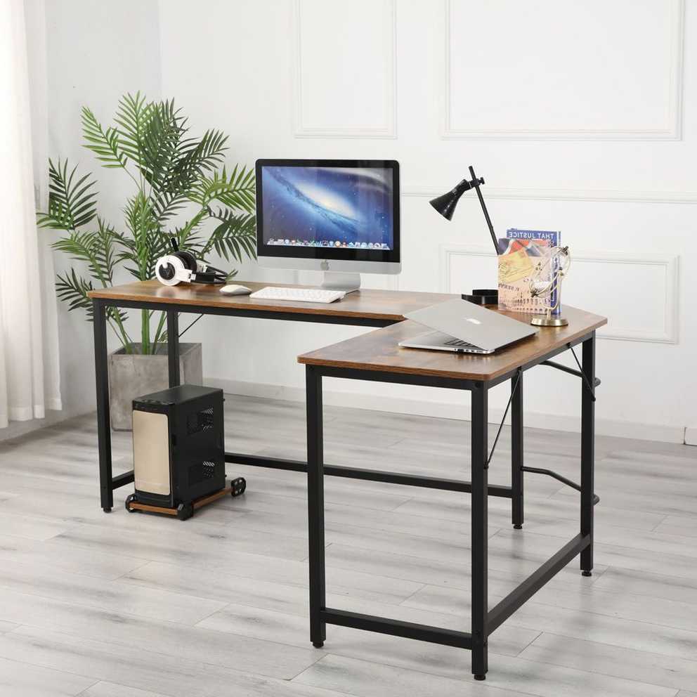 Featured Photo of White Glass And Natural Wood Office Desks