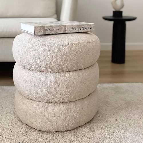 Featured Photo of Boucle Ottomans