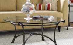 Glass and Pewter Coffee Tables