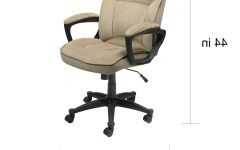 Light Beige Microfiber Executive Office Chairs