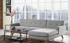Florence Mid-century Modern Left Sectional Sofas