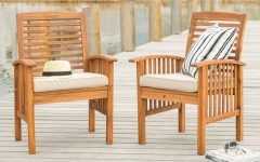 Natural Outdoor Dining Chairs