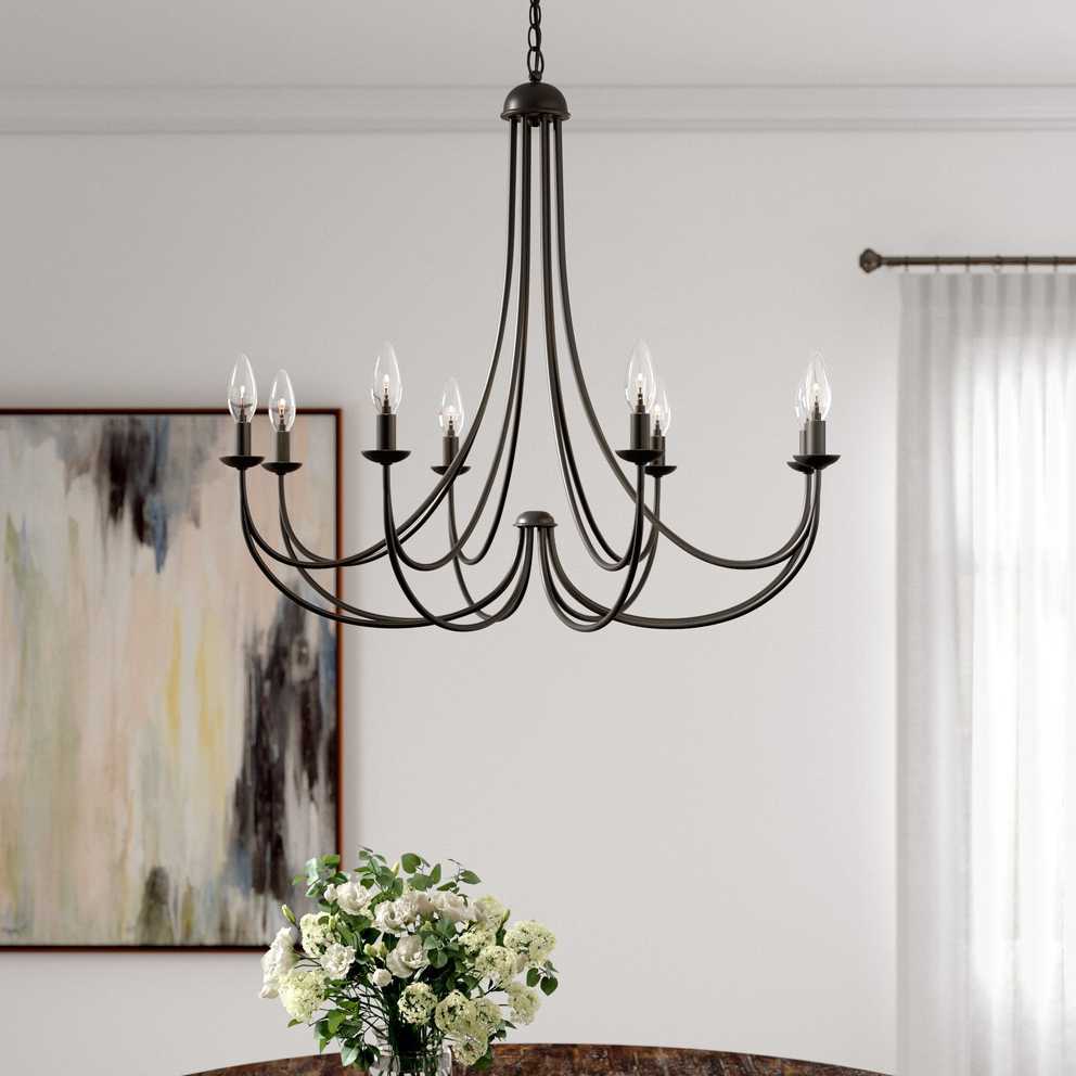 Current Watford 9 Light Candle Style Chandeliers For Emilia 8 Light Candle Style Chandelier (Photo 10 of 25)