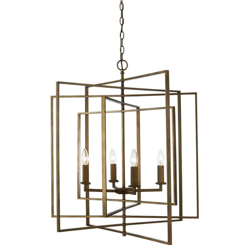 Latest Yarnell 4 Light Square/rectangle Chandelier (Photo 14 of 25)