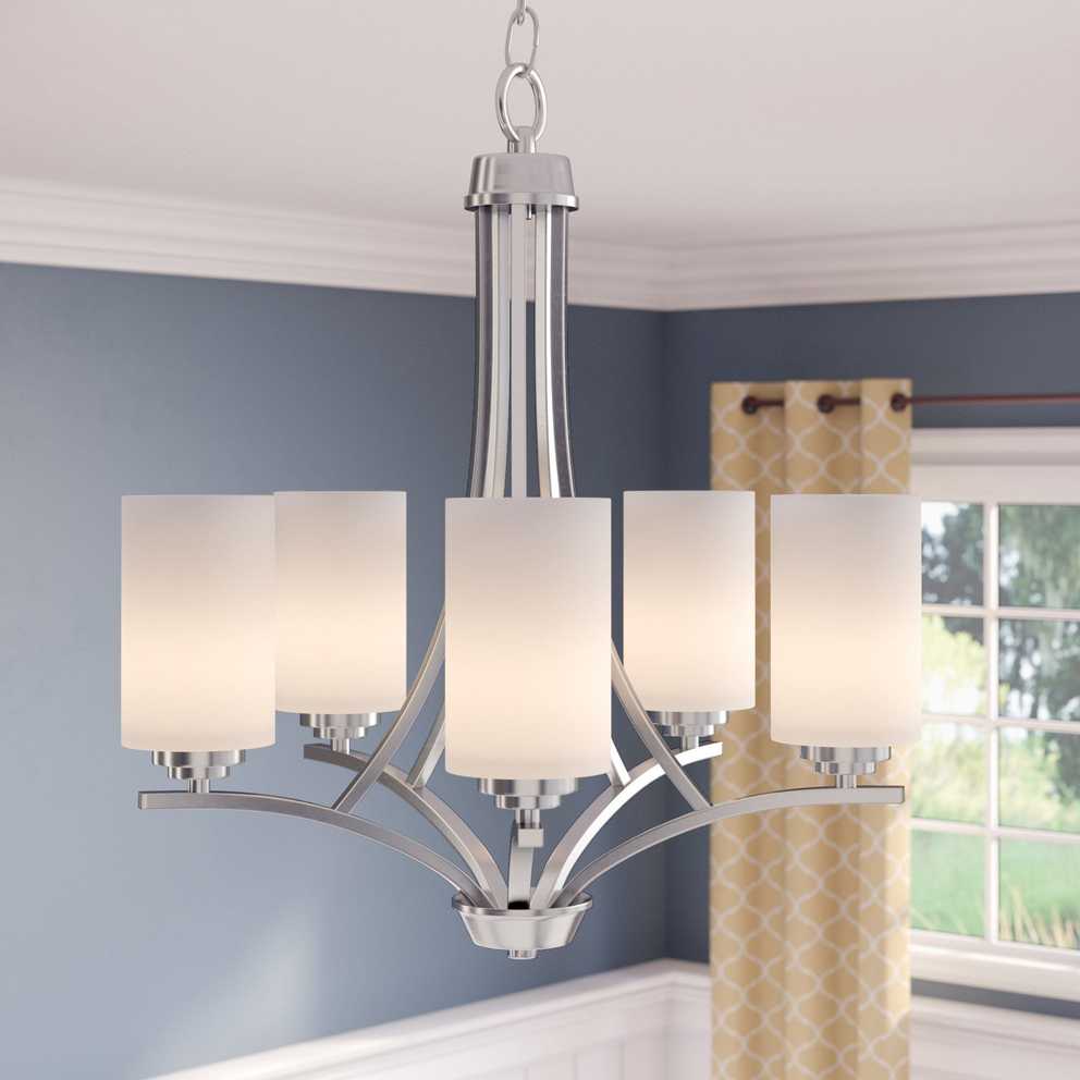 Most Recently Released Bainsby 5 Light Shaded Chandelier For Hayden 5 Light Shaded Chandeliers (Photo 3 of 25)