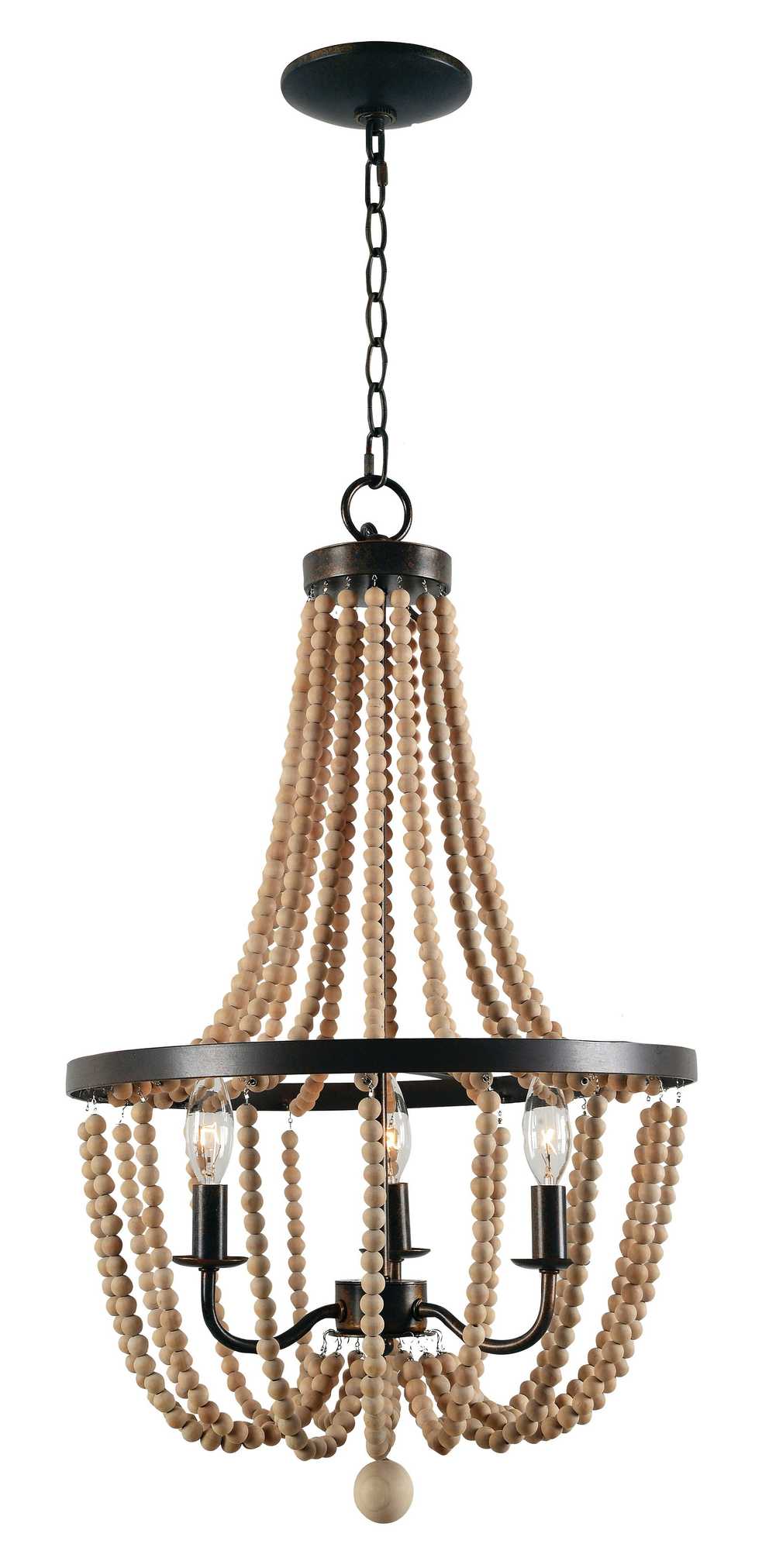 Nehemiah 3 Light Empire Chandelier With Widely Used Nehemiah 3 Light Empire Chandeliers (Photo 1 of 25)