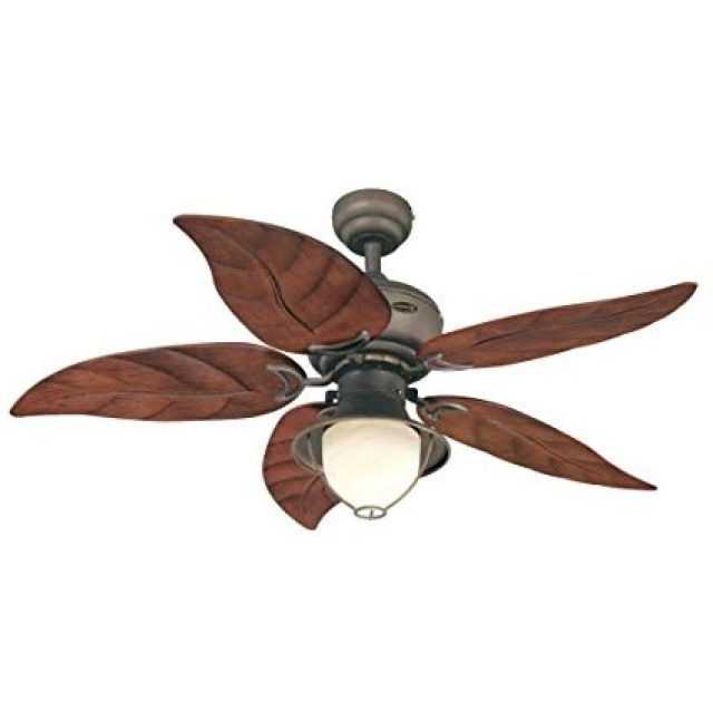 Outdoor Ceiling Fans with Leaf Blades