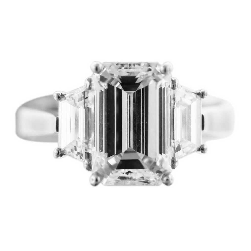 3 Carat Emerald Cut Diamond Engagement Ring Boca Raton For Emerald And Diamond Wedding Rings (Gallery 11 of 15)