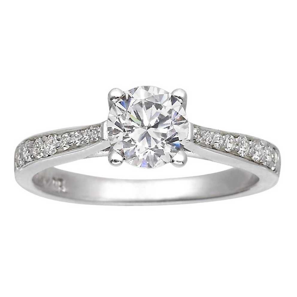 62 Diamond Engagement Rings Under $5,000 | Glamour Inside Square Wedding Rings For Women (Gallery 9 of 15)