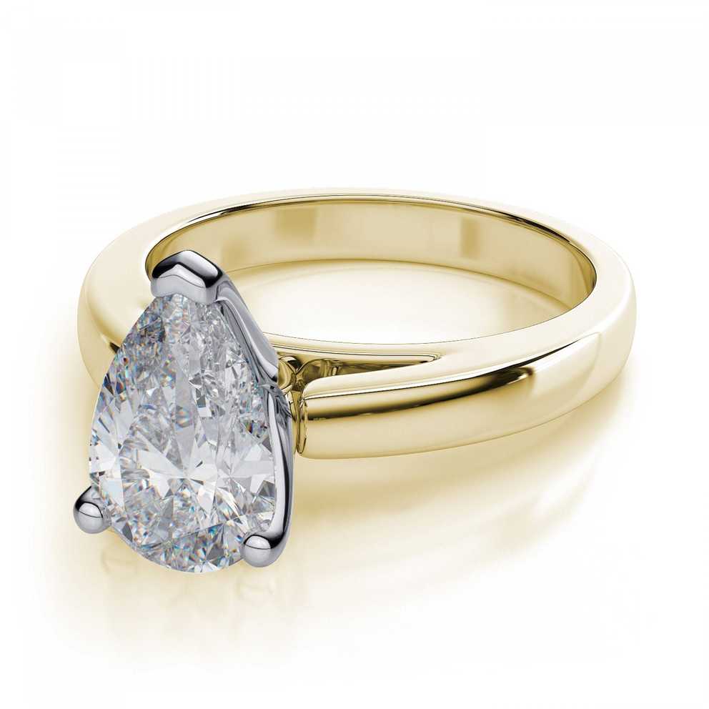 Featured Photo of Pear Bezel Engagement Rings