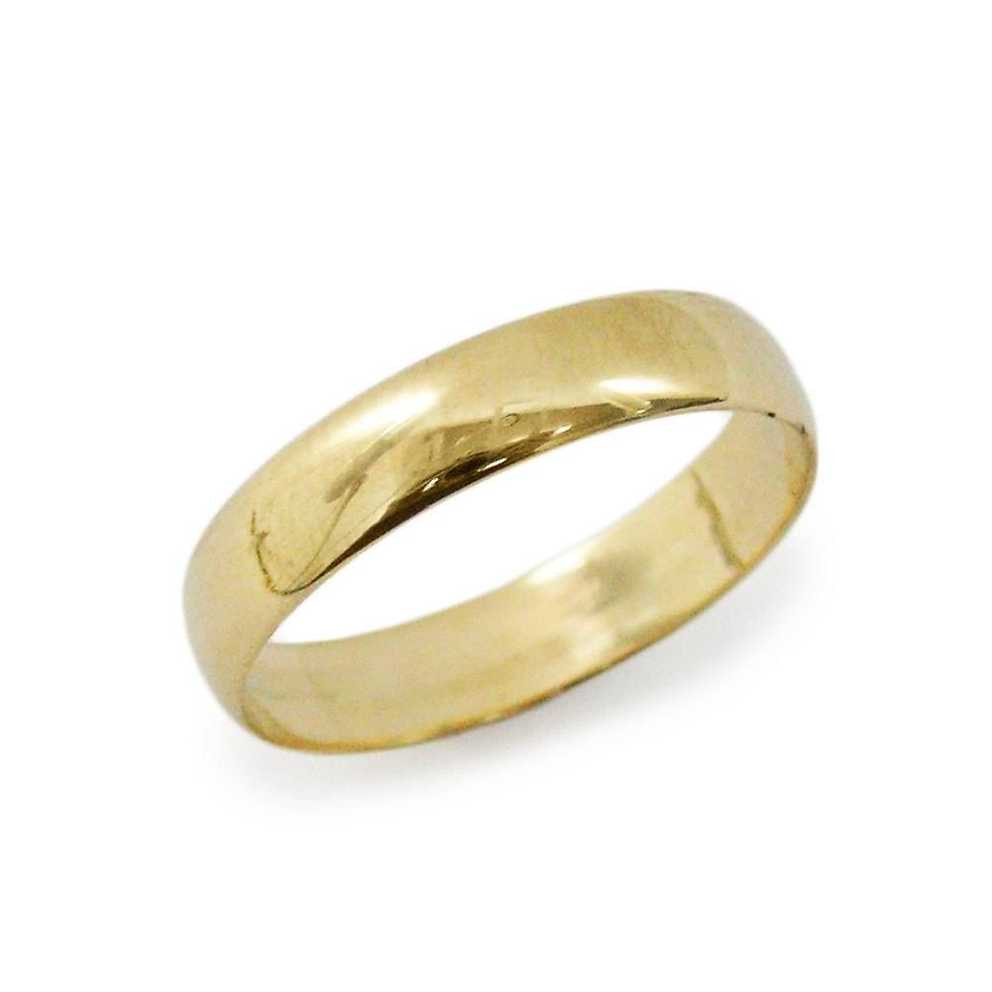 Classic Wedding Ring 5mm. Rounded Yellow Gold Wedding Ring. With Regard To Most Recently Released Classic Gold Wedding Bands (Gallery 12 of 15)