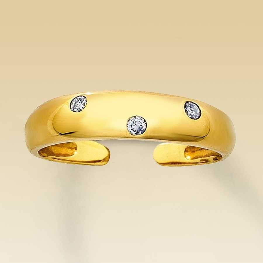 Kay – Clearance! 10k Yellow Gold Diamond Toe Ring With 2018 Gold Diamond Toe Rings (Gallery 6 of 15)