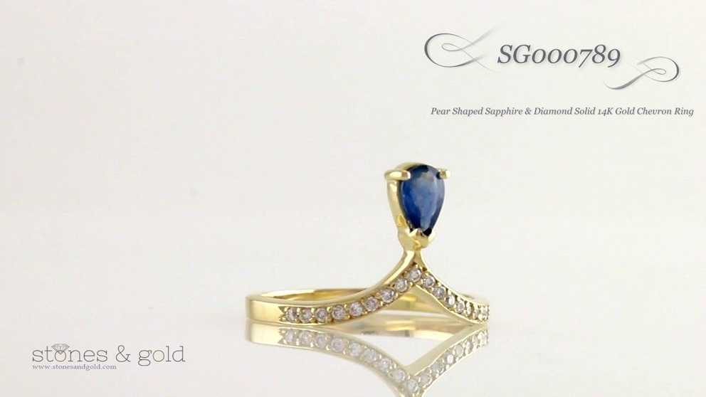 Featured Photo of Chevron Sapphire Rings