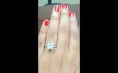 2.5 Ct Princess Cut Diamond Engagement Rings