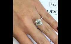 Pear Shaped 2 Carat Engagement Rings