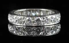 Wedding Rings with Diamonds All the Way Around