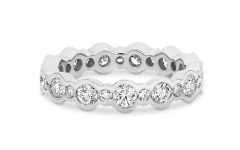 25 Best Collection of Round Bezel Eternity Band Rings