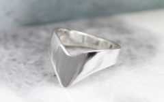 15 Photos Sterling Silver Chevron Rings