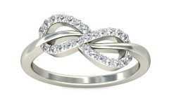 Infinity Diamond Wedding Rings