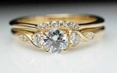 Gold Engagement Rings and Wedding Bands