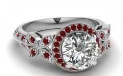 Ruby Diamond Wedding Rings