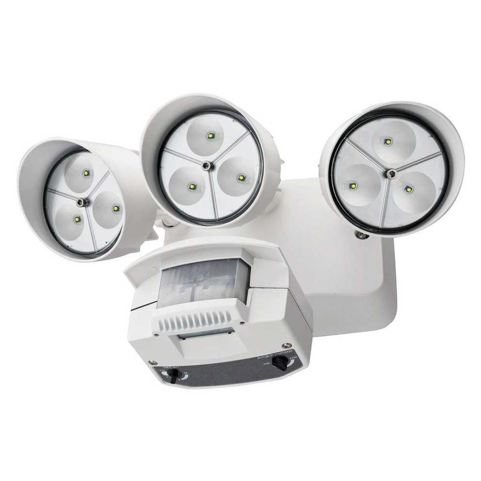 Featured Photo of Lithonia Lighting Wall Mount Outdoor White Led Floodlight with Motion Sensor