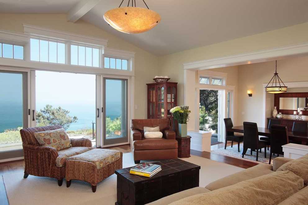 Traditional Wooden Sliding Glass Door For Modern Living Room Gallery