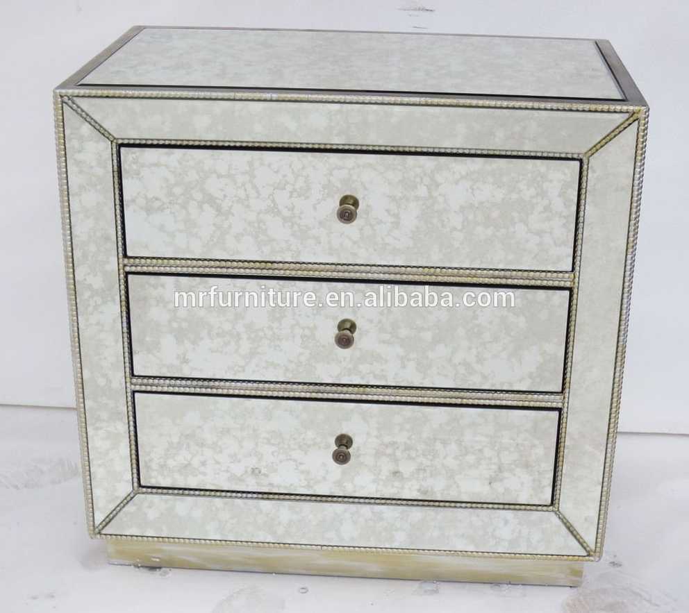 Mirror Antique Mirrored Bedside Tables (12 of 15 Photos)