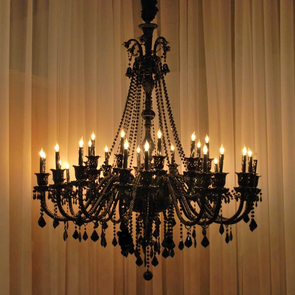 Featured Image of Large Black Chandelier
