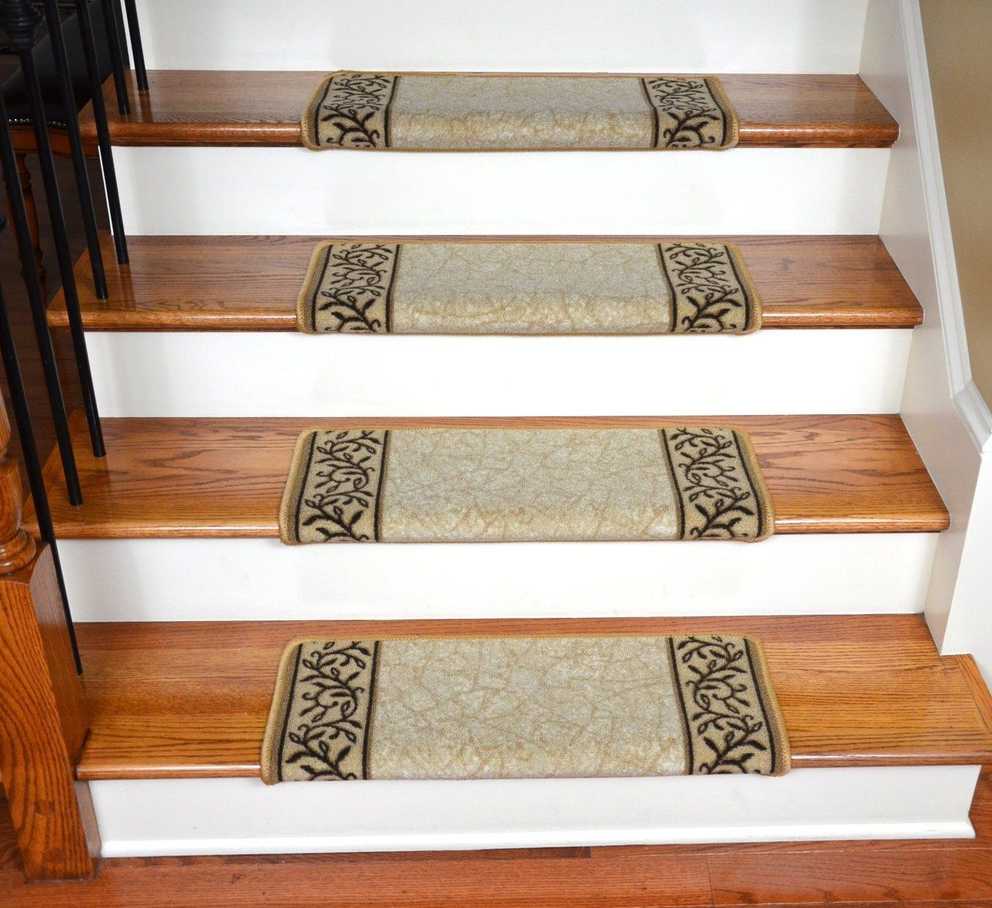 Stair Tread Rugs Diy Stair Tread Rugs (3 of 15 Photos)