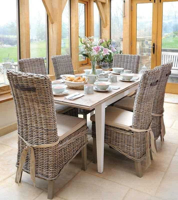 20 Rattan Dining Tables And Chairs Dining Room Ideas