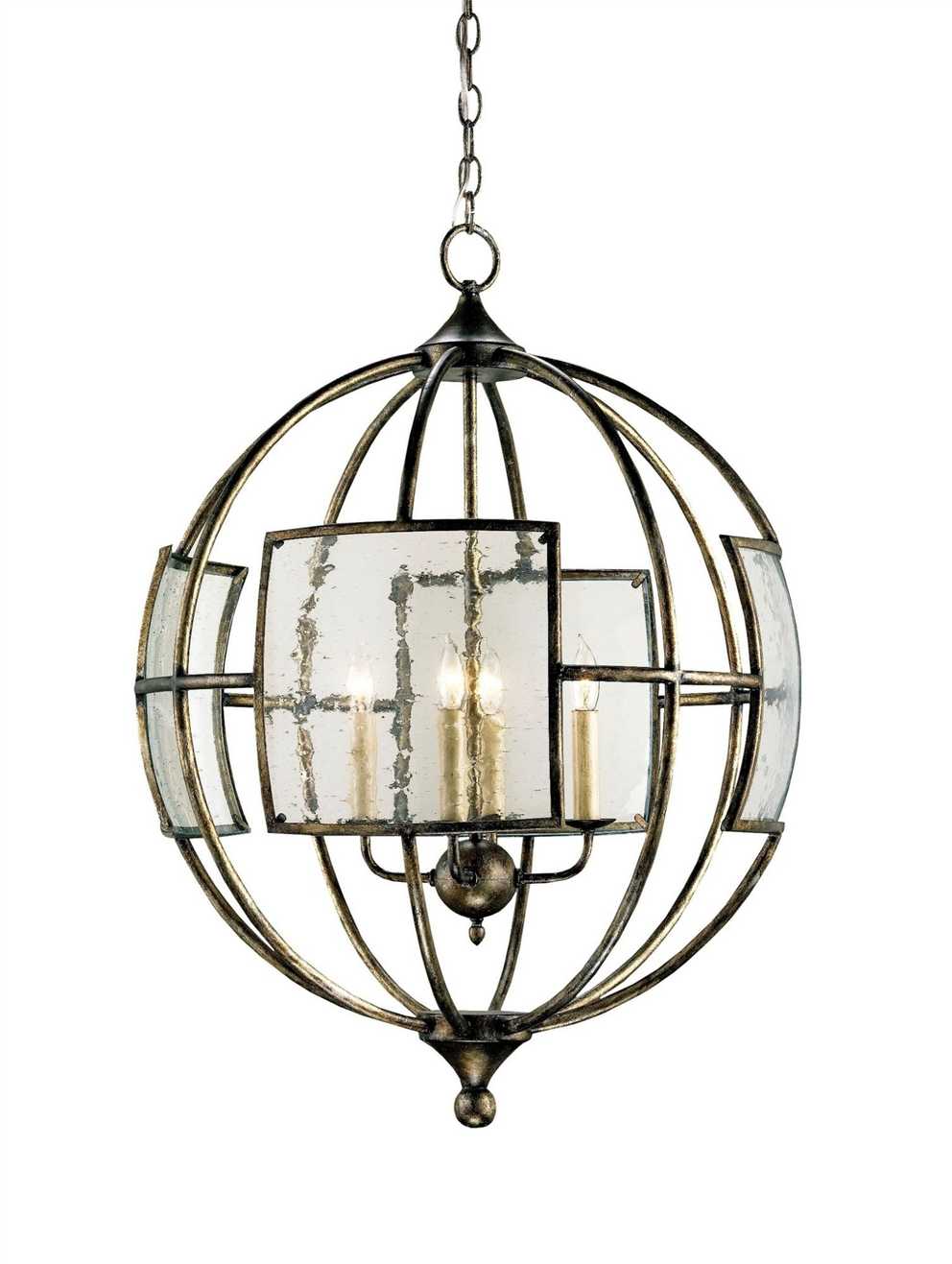 Broxton Orb Chandelier Lighting Currey And Company Intended For Orb Chandeliers (Photo 13 of 25)