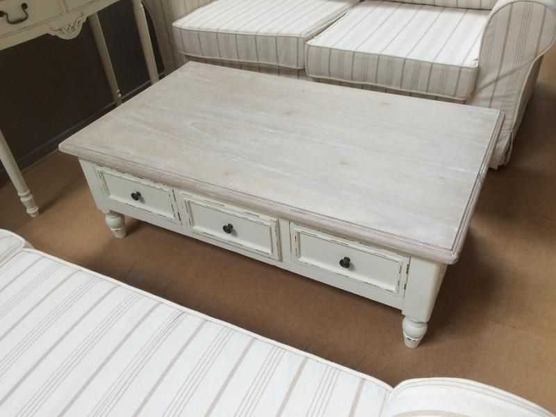Coffee Table Cream Coffee Tables With Drawers (20 of 50 Photos)