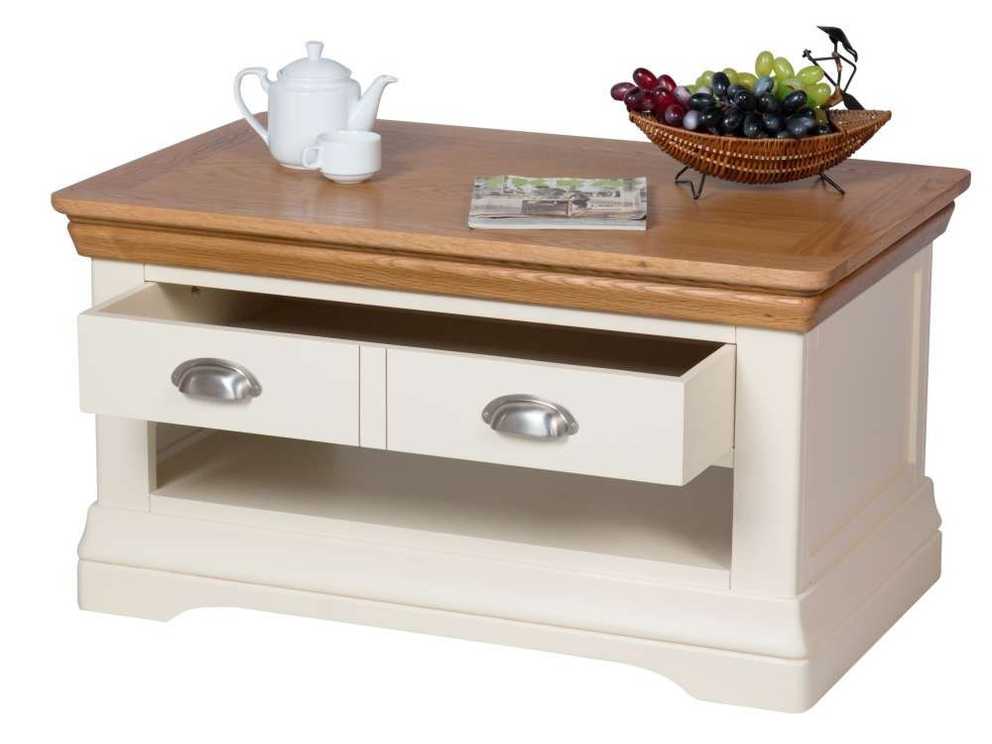 Coffee Table Cream and Oak Coffee Tables (19 of 40 Photos)