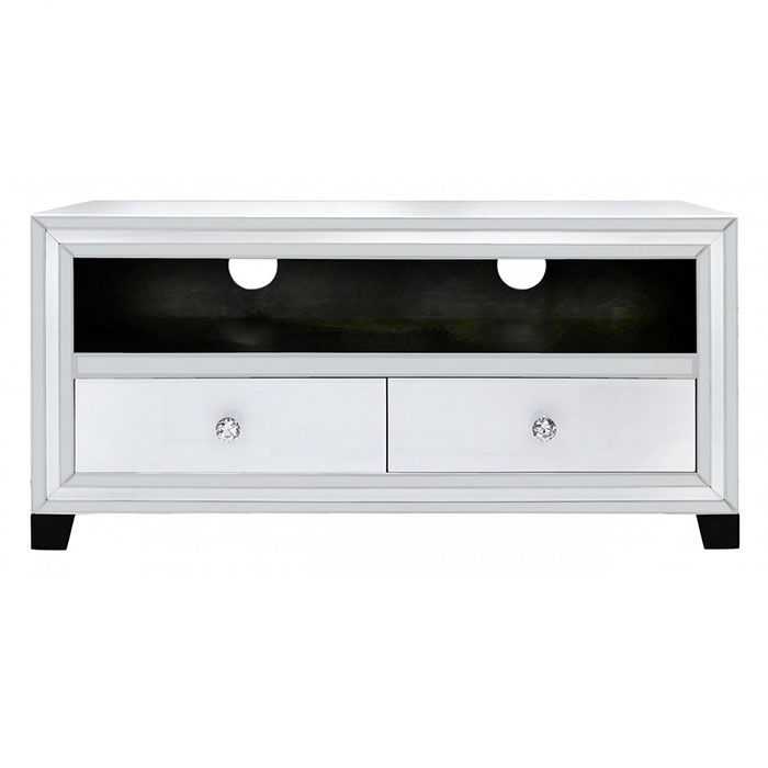 Tv Stand Mirrored TV Furniture (36 of 50 Photos)