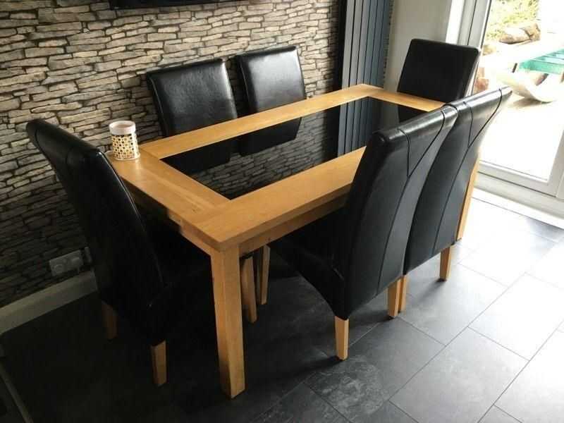 Dining Room Oak Glass Dining Tables (6 of 20 Photos)