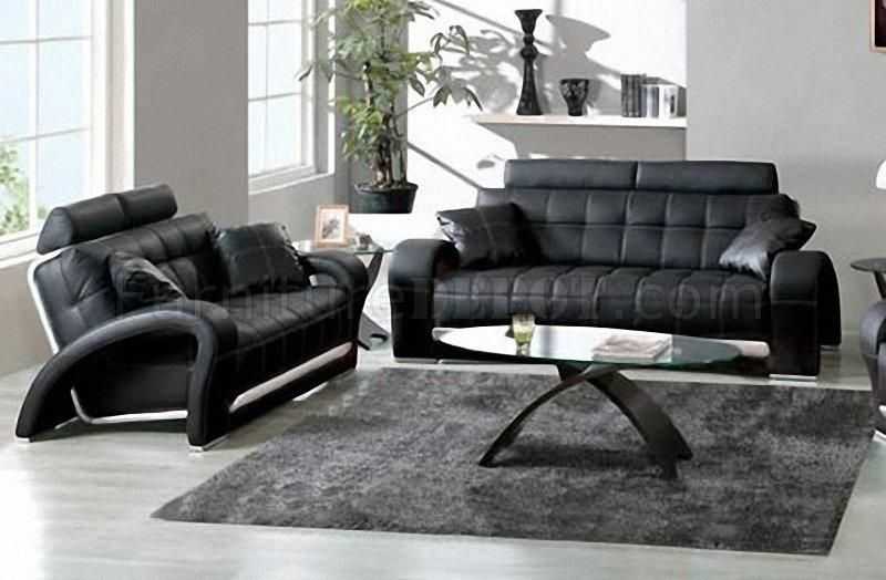 Sofa Black Leather Sofas and Loveseats (10 of 20 Photos)