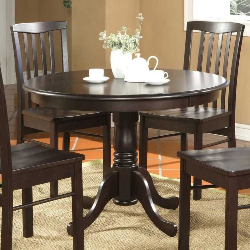 4 Seat Kitchen & Dining Tables You'll Love | Wayfair Inside Newest Round Dining Tables (Photo 7 of 20)