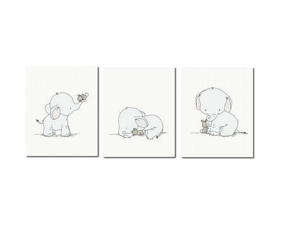 Featured Image of Elephant Wall Art For Nursery