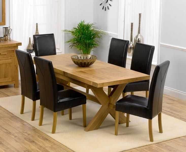 Charming Oak Dining Table And Chairs With Dining Room Oak Dining With Most Recent Oak Extendable Dining Tables And Chairs (Photo 5 of 20)
