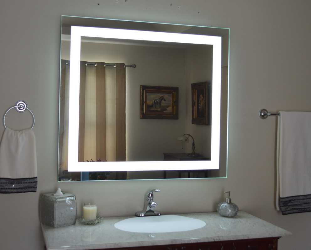 Mirror Bathroom Lighted Vanity Mirrors (3 of 20 Photos)